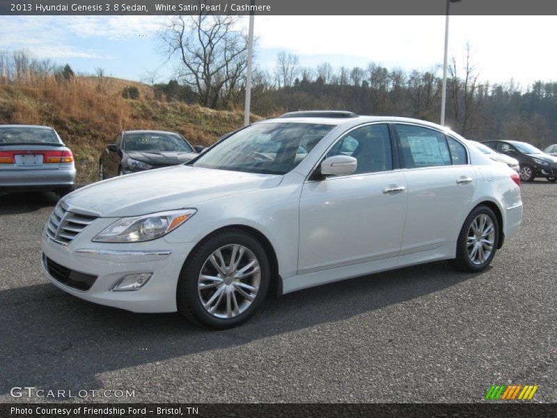 White Satin Pearl / Cashmere 2013 Hyundai Genesis 3.8 Sedan