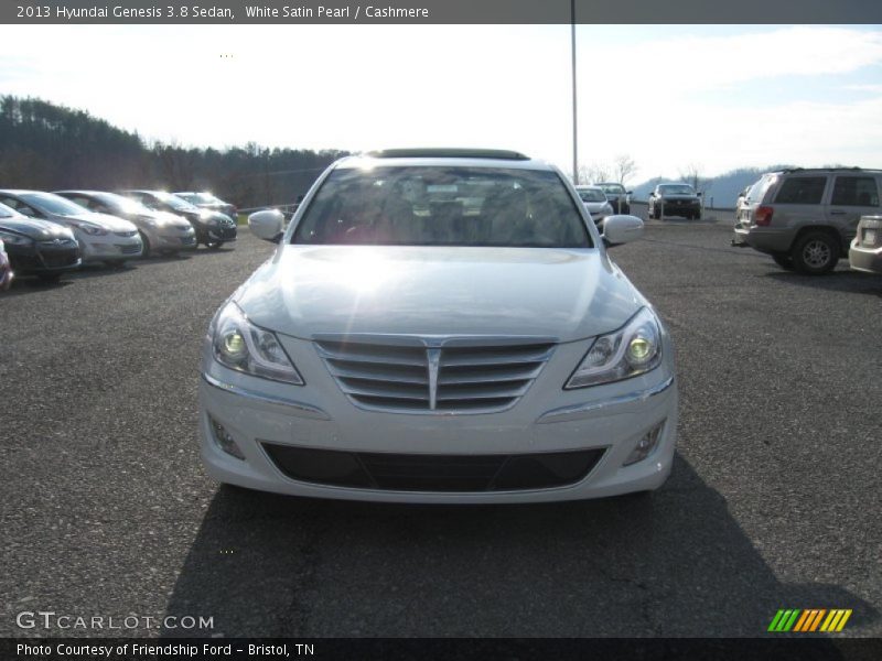White Satin Pearl / Cashmere 2013 Hyundai Genesis 3.8 Sedan