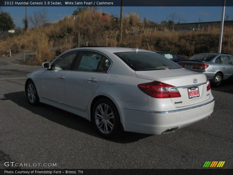 White Satin Pearl / Cashmere 2013 Hyundai Genesis 3.8 Sedan