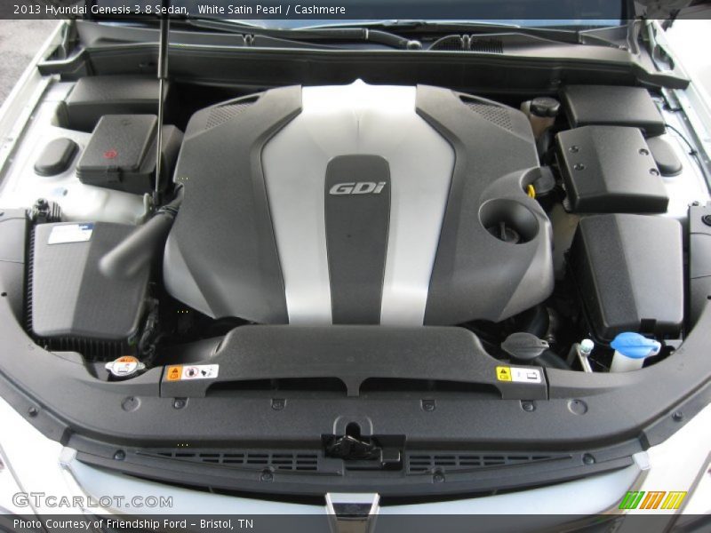 White Satin Pearl / Cashmere 2013 Hyundai Genesis 3.8 Sedan