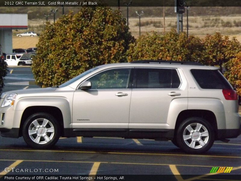Gold Mist Metallic / Jet Black 2012 GMC Terrain SLE