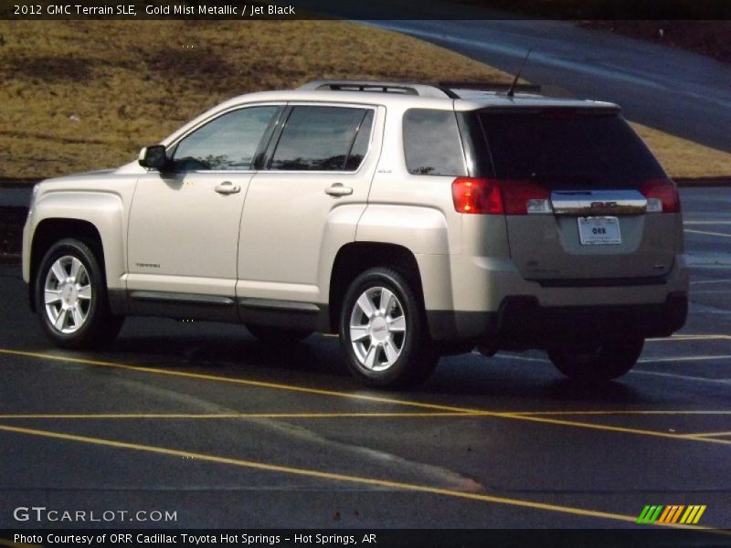 Gold Mist Metallic / Jet Black 2012 GMC Terrain SLE