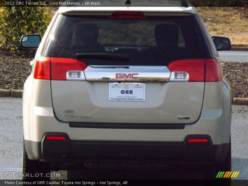 Gold Mist Metallic / Jet Black 2012 GMC Terrain SLE