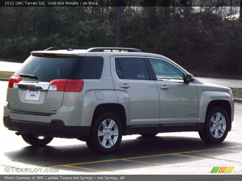 Gold Mist Metallic / Jet Black 2012 GMC Terrain SLE