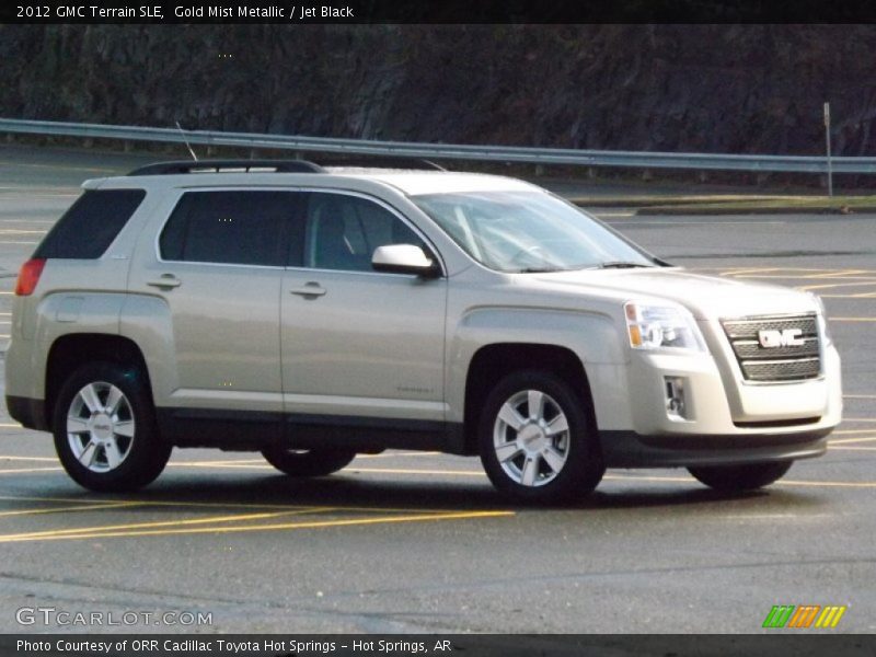 Gold Mist Metallic / Jet Black 2012 GMC Terrain SLE