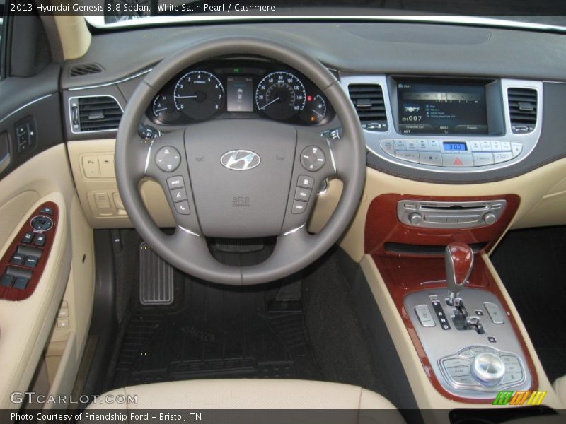 White Satin Pearl / Cashmere 2013 Hyundai Genesis 3.8 Sedan