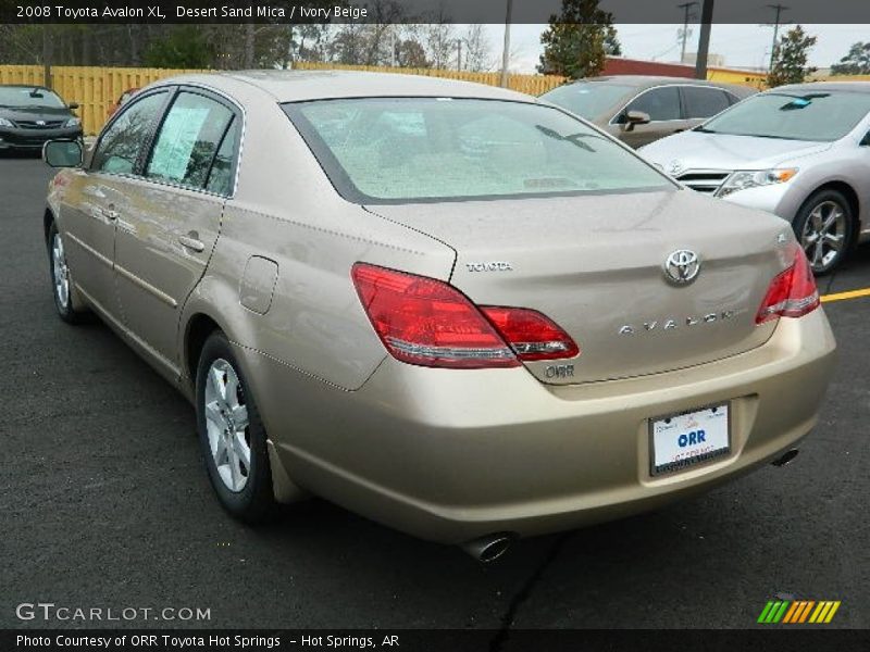 Desert Sand Mica / Ivory Beige 2008 Toyota Avalon XL