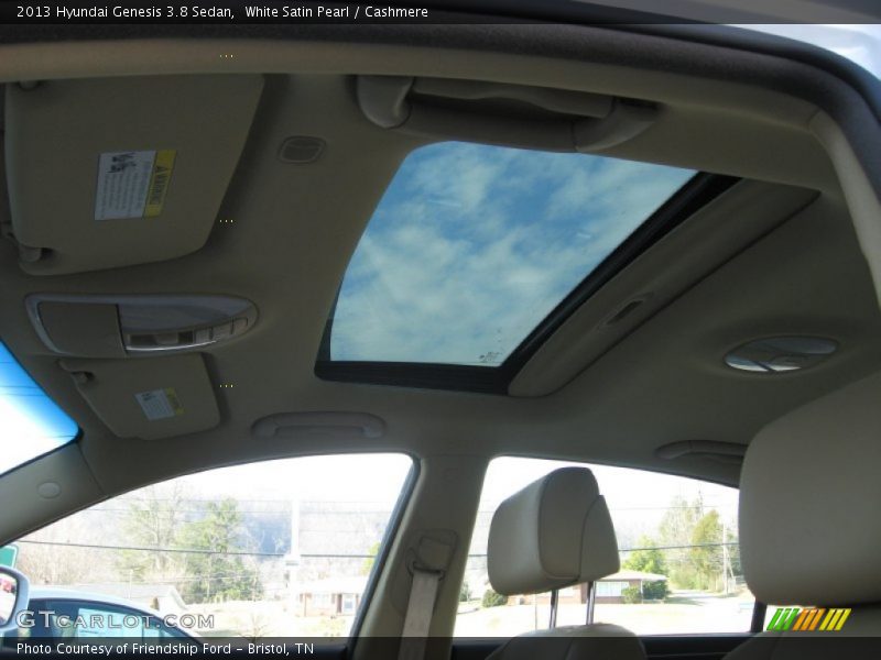 White Satin Pearl / Cashmere 2013 Hyundai Genesis 3.8 Sedan