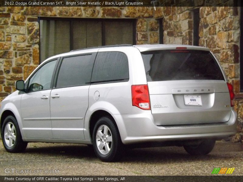 Bright Silver Metallic / Black/Light Graystone 2012 Dodge Grand Caravan SXT