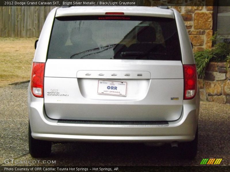 Bright Silver Metallic / Black/Light Graystone 2012 Dodge Grand Caravan SXT