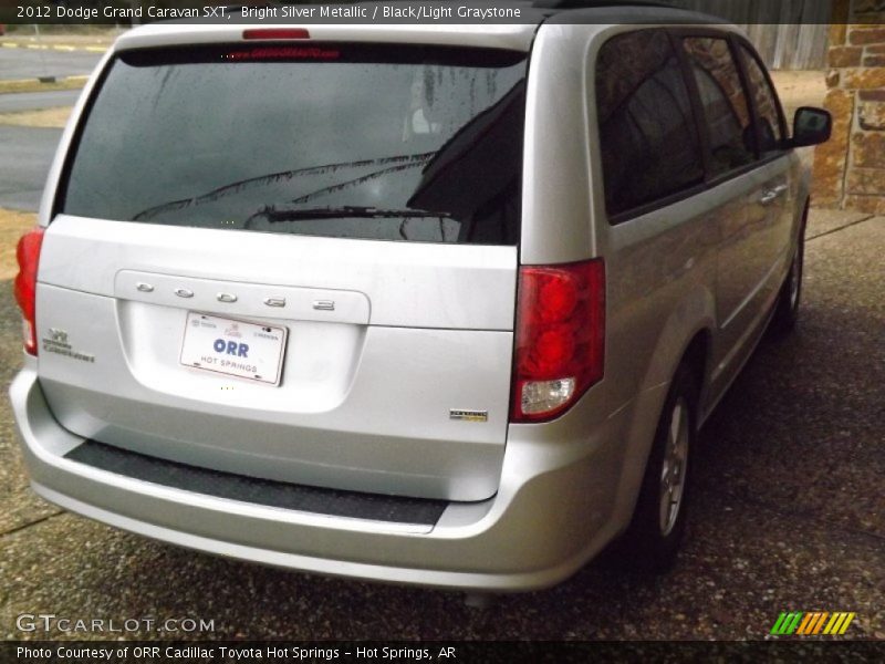 Bright Silver Metallic / Black/Light Graystone 2012 Dodge Grand Caravan SXT
