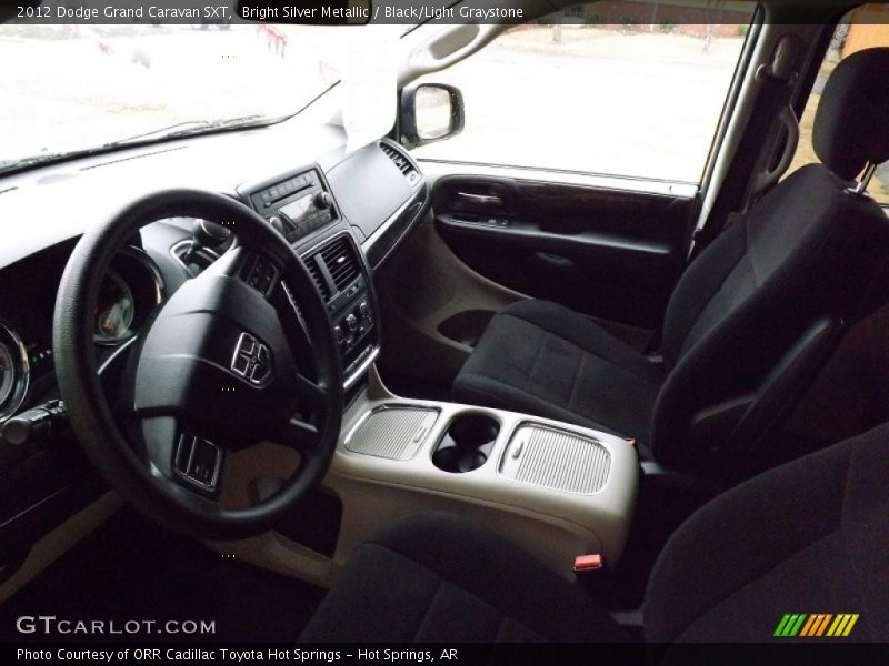 Bright Silver Metallic / Black/Light Graystone 2012 Dodge Grand Caravan SXT