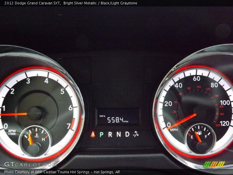 Bright Silver Metallic / Black/Light Graystone 2012 Dodge Grand Caravan SXT