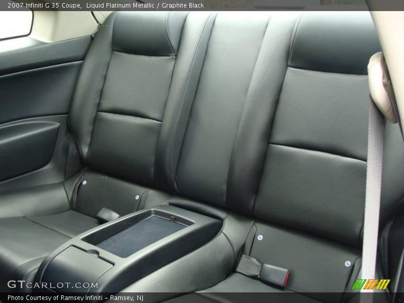 Liquid Platinum Metallic / Graphite Black 2007 Infiniti G 35 Coupe