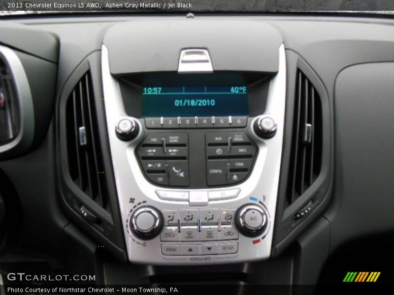 Ashen Gray Metallic / Jet Black 2013 Chevrolet Equinox LS AWD