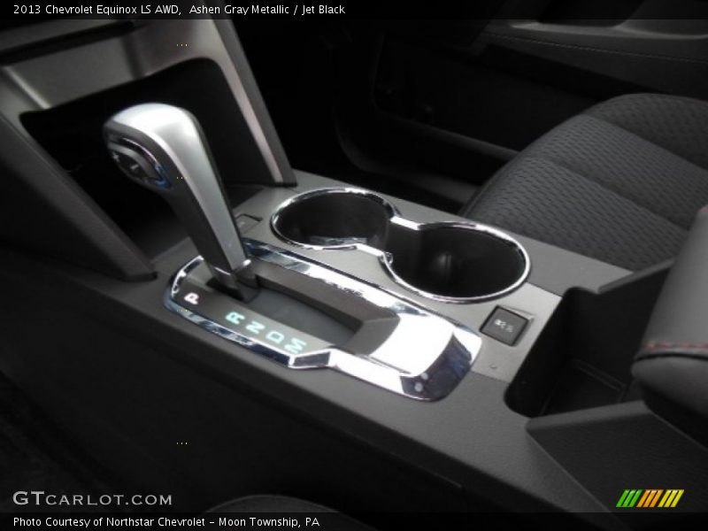 Ashen Gray Metallic / Jet Black 2013 Chevrolet Equinox LS AWD