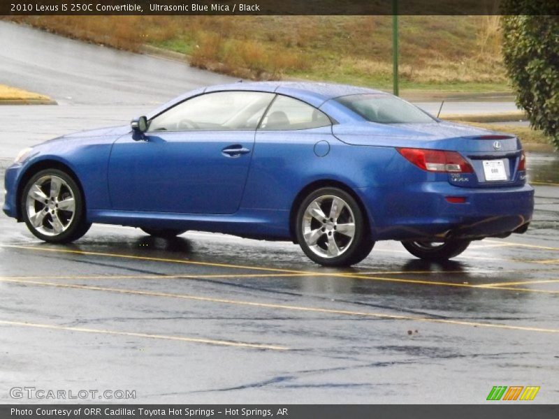 Ultrasonic Blue Mica / Black 2010 Lexus IS 250C Convertible