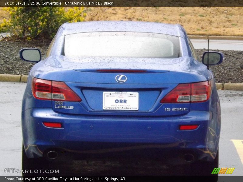 Ultrasonic Blue Mica / Black 2010 Lexus IS 250C Convertible
