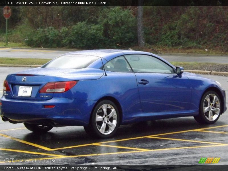 Ultrasonic Blue Mica / Black 2010 Lexus IS 250C Convertible
