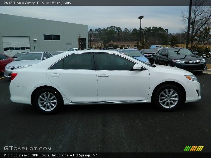 Super White / Ivory 2012 Toyota Camry LE