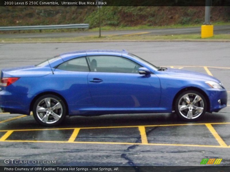 Ultrasonic Blue Mica / Black 2010 Lexus IS 250C Convertible