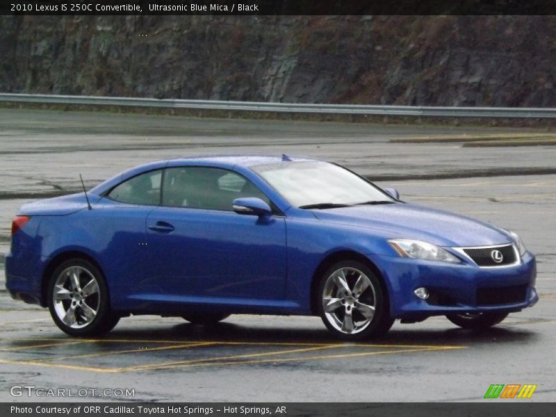 Ultrasonic Blue Mica / Black 2010 Lexus IS 250C Convertible