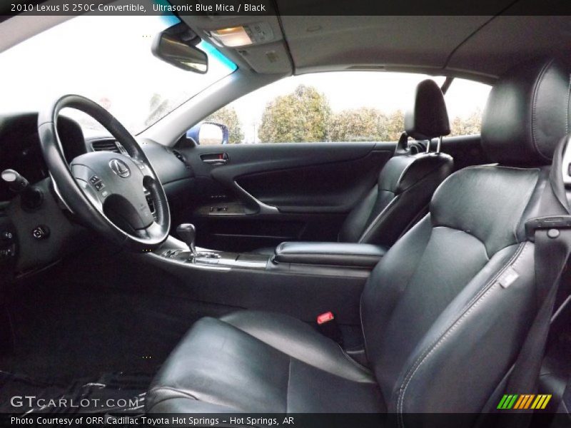 Ultrasonic Blue Mica / Black 2010 Lexus IS 250C Convertible