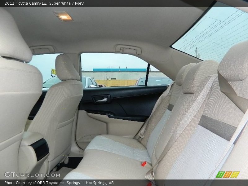 Super White / Ivory 2012 Toyota Camry LE