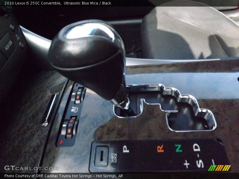 Ultrasonic Blue Mica / Black 2010 Lexus IS 250C Convertible