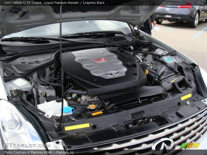 Liquid Platinum Metallic / Graphite Black 2007 Infiniti G 35 Coupe