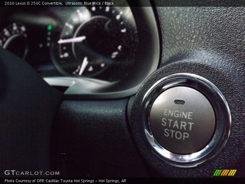 Ultrasonic Blue Mica / Black 2010 Lexus IS 250C Convertible