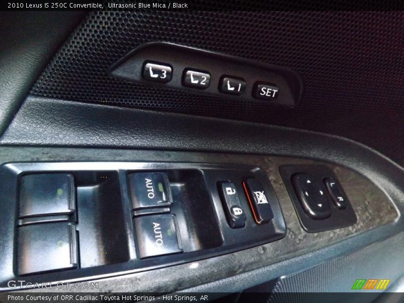 Ultrasonic Blue Mica / Black 2010 Lexus IS 250C Convertible