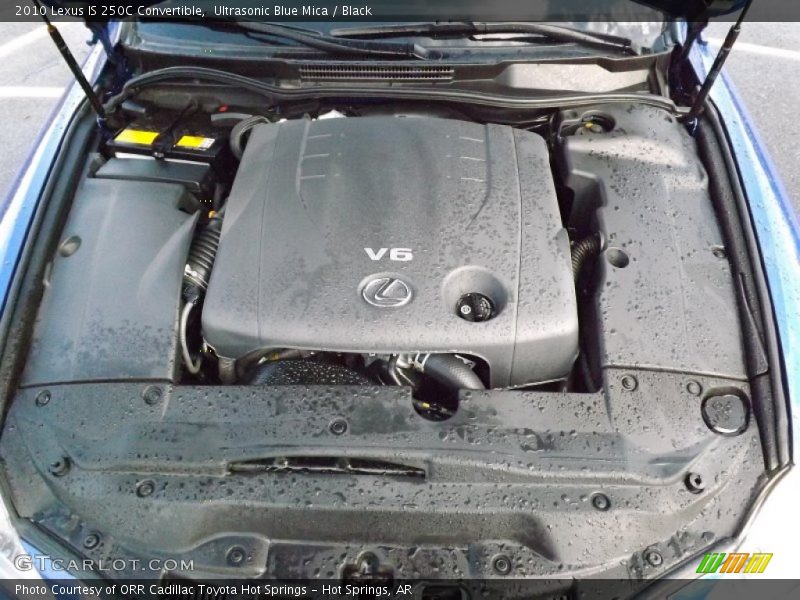 Ultrasonic Blue Mica / Black 2010 Lexus IS 250C Convertible