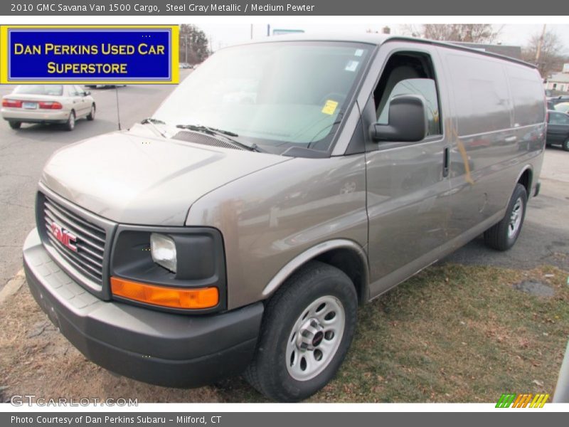 Steel Gray Metallic / Medium Pewter 2010 GMC Savana Van 1500 Cargo