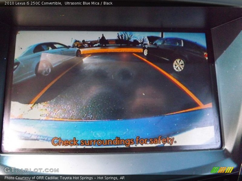 Ultrasonic Blue Mica / Black 2010 Lexus IS 250C Convertible