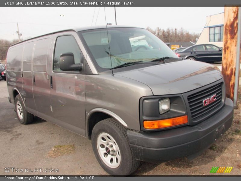 Steel Gray Metallic / Medium Pewter 2010 GMC Savana Van 1500 Cargo