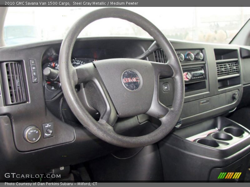 Steel Gray Metallic / Medium Pewter 2010 GMC Savana Van 1500 Cargo