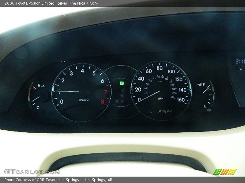 Silver Pine Mica / Ivory 2006 Toyota Avalon Limited