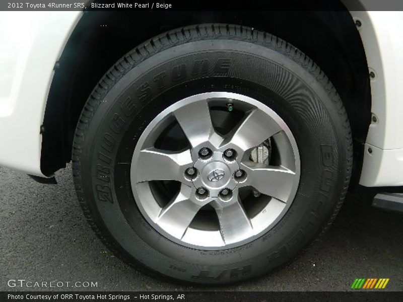 Blizzard White Pearl / Beige 2012 Toyota 4Runner SR5