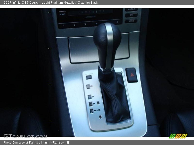 Liquid Platinum Metallic / Graphite Black 2007 Infiniti G 35 Coupe