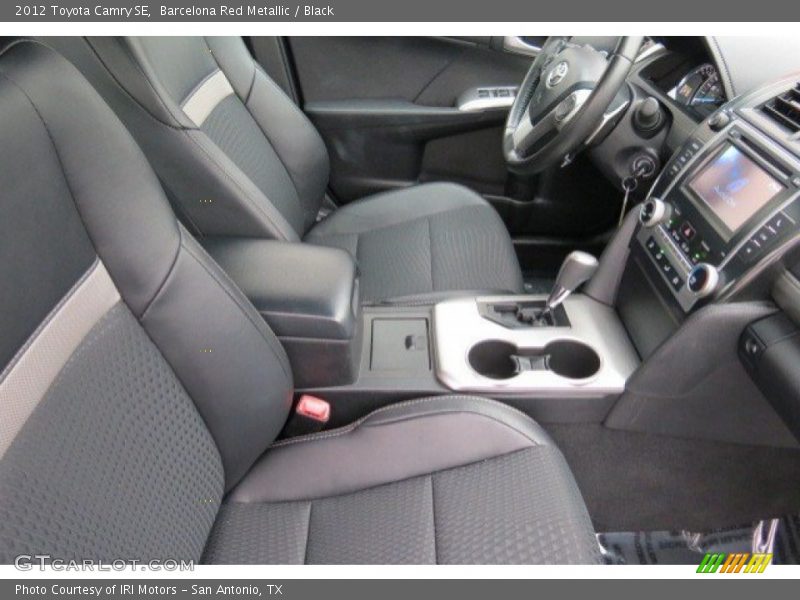 Barcelona Red Metallic / Black 2012 Toyota Camry SE