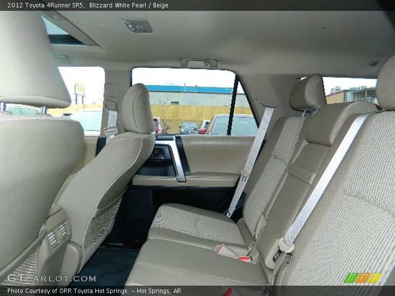 Blizzard White Pearl / Beige 2012 Toyota 4Runner SR5