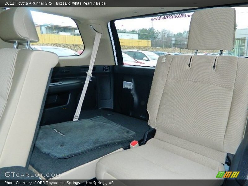 Blizzard White Pearl / Beige 2012 Toyota 4Runner SR5