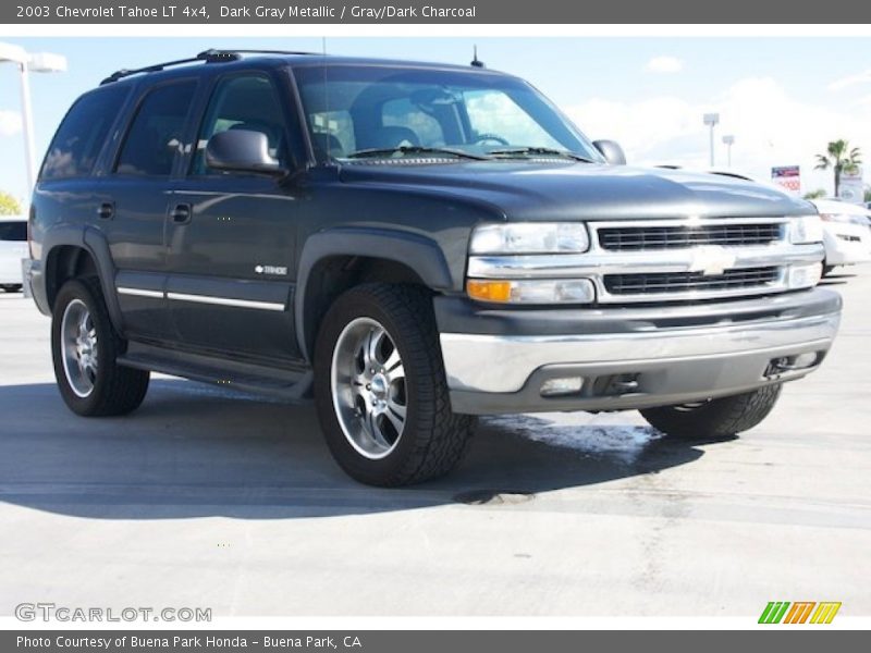 Dark Gray Metallic / Gray/Dark Charcoal 2003 Chevrolet Tahoe LT 4x4
