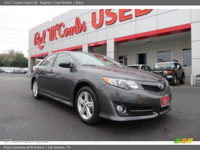 Magnetic Gray Metallic / Black 2012 Toyota Camry SE