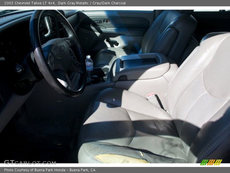 Dark Gray Metallic / Gray/Dark Charcoal 2003 Chevrolet Tahoe LT 4x4