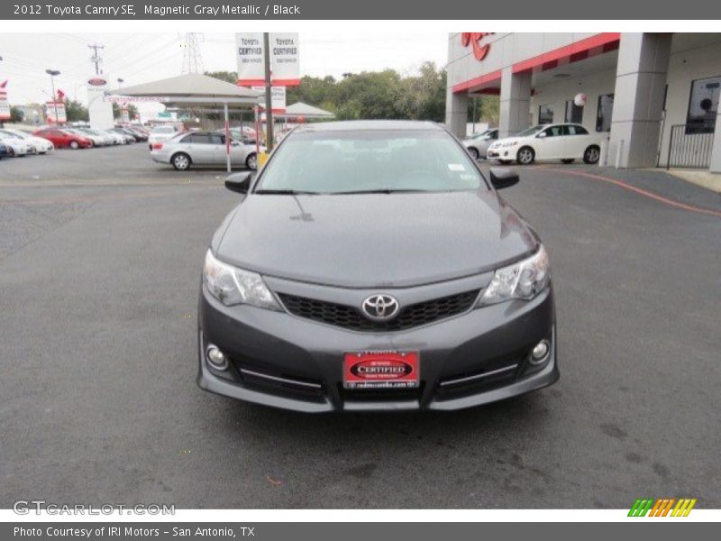 Magnetic Gray Metallic / Black 2012 Toyota Camry SE