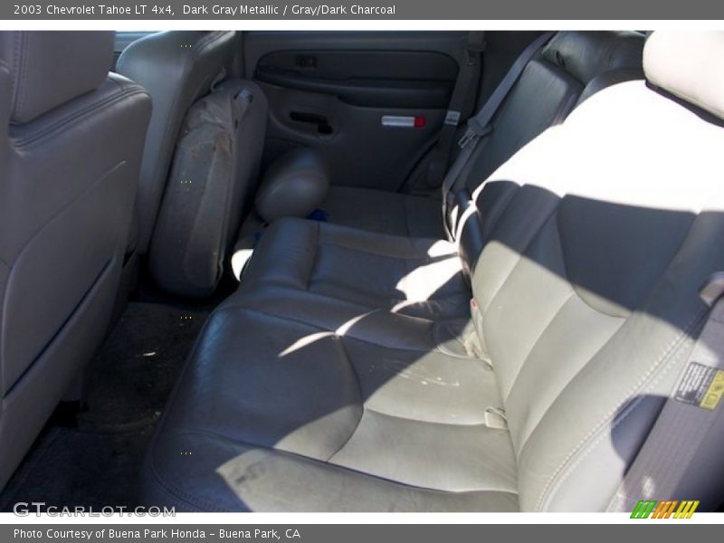 Dark Gray Metallic / Gray/Dark Charcoal 2003 Chevrolet Tahoe LT 4x4