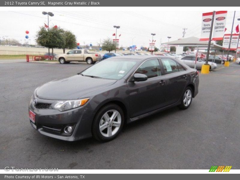 Magnetic Gray Metallic / Black 2012 Toyota Camry SE