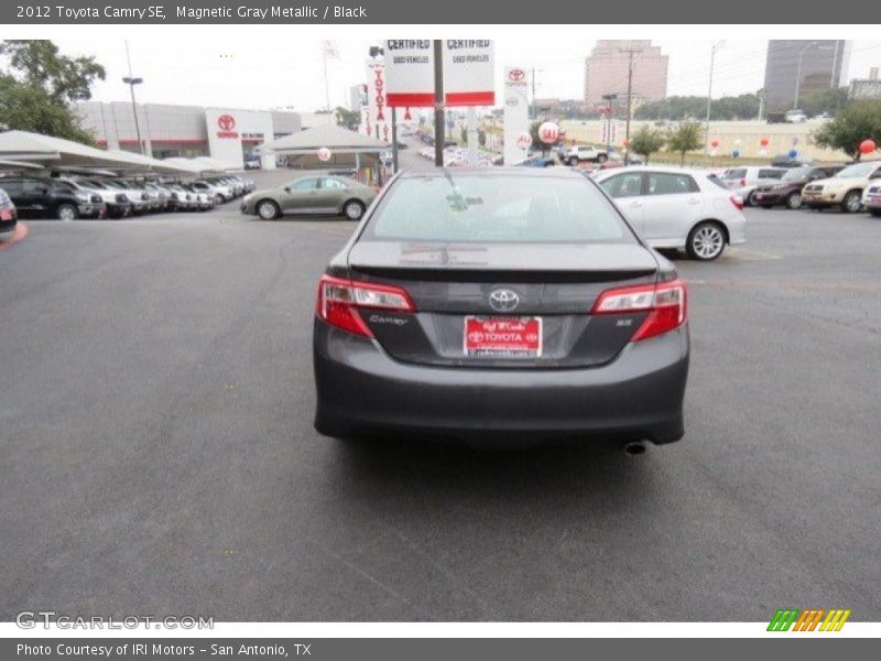 Magnetic Gray Metallic / Black 2012 Toyota Camry SE
